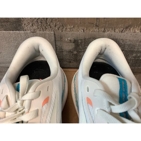 Brooks Womens 11 Coco Papaya Blue Adrenaline GTS 23 Running Shoe Athletic LE3-15 - Picture 6 of 9